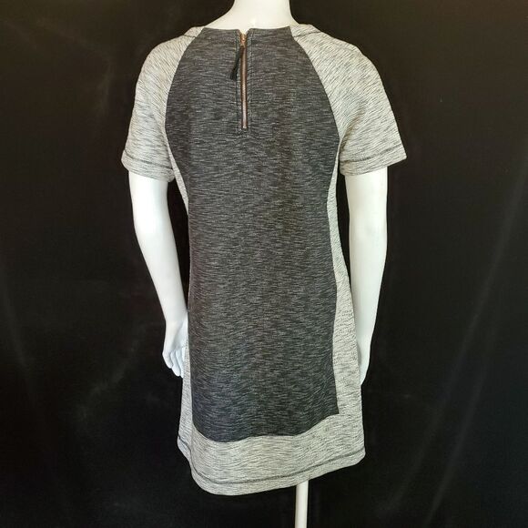 Lou & Grey Gray & Black Colorblock Dress (S) - Picture 6 of 7
